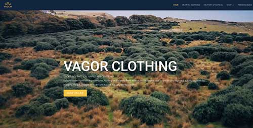 Vagor Clothing E-Commerce Store